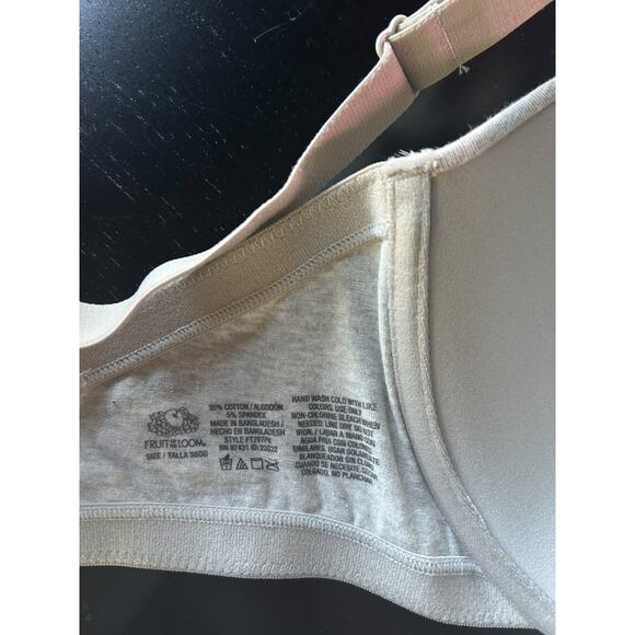 Fruit of the Loom 38DD Cotton Spandex Bra - Padded - NWT - Picture 3 of 3